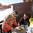 Balcon de la location. Location saisonniere d'appartement, Montagnes de Savoie, ski Les Saisies
